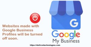 Websites made with Google Business Profiles will be turned off soon.